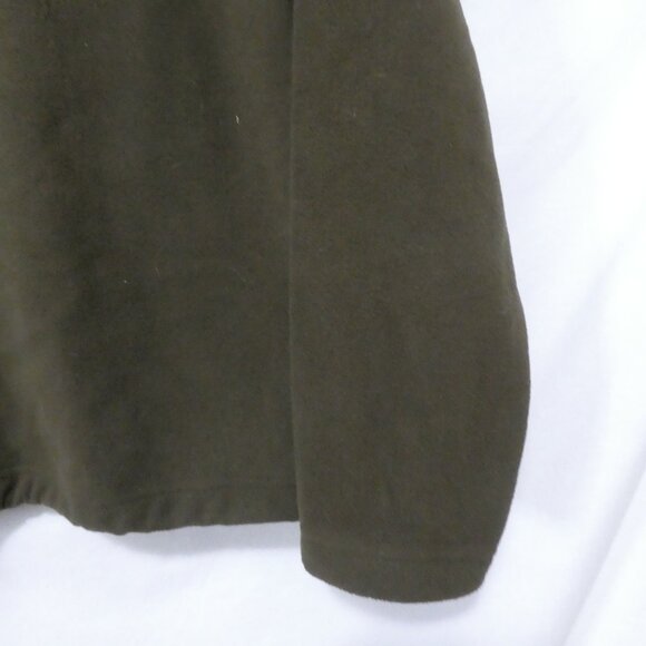 Y2K | GAP | medium | Olive Green Fleece Pullover Shirt - Picture 13 of 14